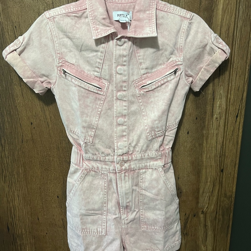 Pistola Faded Pink Romper